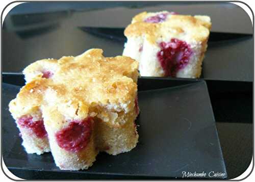 Blondies aux Framboises