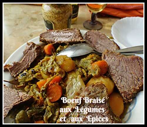 Bœuf braisé aux légumes et aux épices