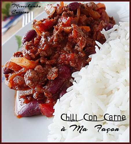 Chili con carne express à ma façon