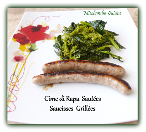 Cime di rapa con salsiccia