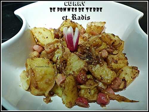 Curry de pommes de terre aux radis