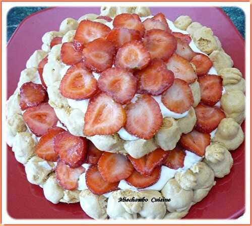 Douce Harmonie de Couleurs, Pavlova aux Fraises