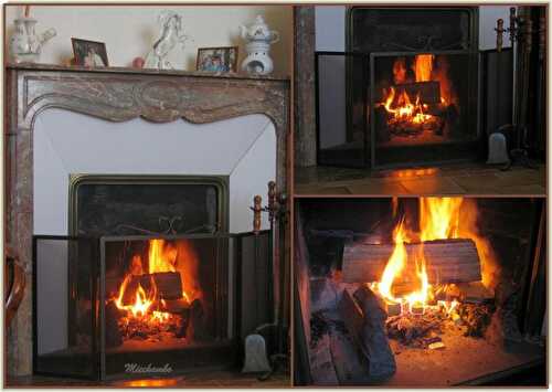 Et si on prenait un petit apéro au coin du feu .........