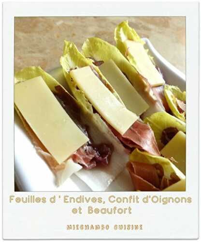 Feuilles d'endives gourmandes