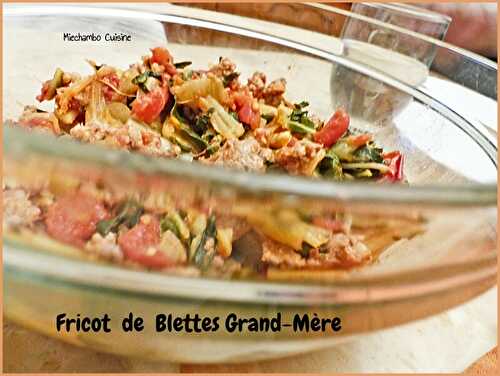 Fricot de blettes grand-mère