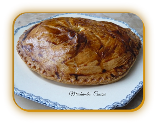 Galette des Rois à la Frangipane, Pommes et Pépites de Chocolat