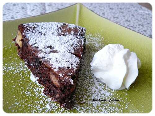 Gâteau Meringué Au Chocolat et Pomme