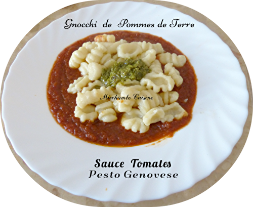 Gnocchi de Pommes de Terre aux 2 sauces Italiennes