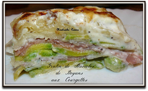 Gratin de Ravioles aux Courgettes