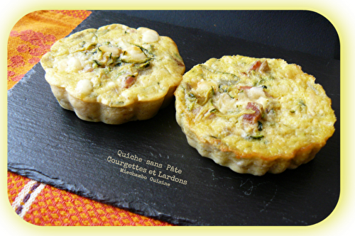 Mini Quiches sans pâte aux Lardons et Courgettes, balade à Thiéry