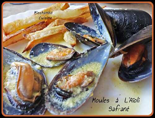 Moules à l’aïoli safrané