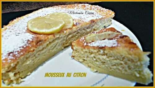 Mousseux au citron - MIECHAMBO CUISINE