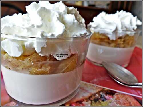 Pannacotta à l'ananas caramélisé