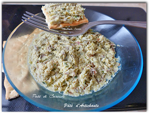 Patè di carciofi - Pâté d'artichauts