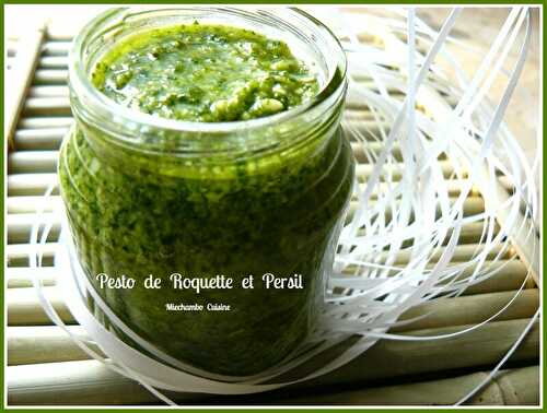 Pesto de Roquette et Persil