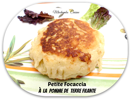 Petite foccacia de pomme de terre filante à la poêle