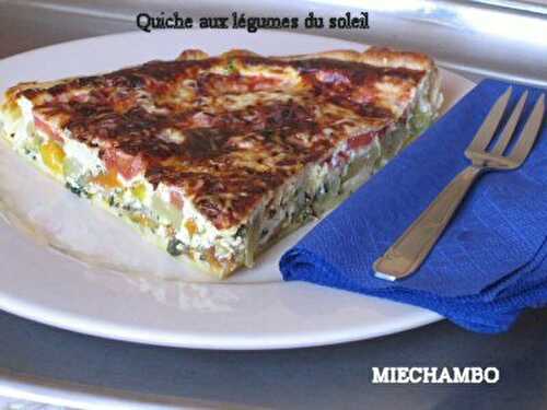 QUICHE AUX LEGUMES DU SOLEIL