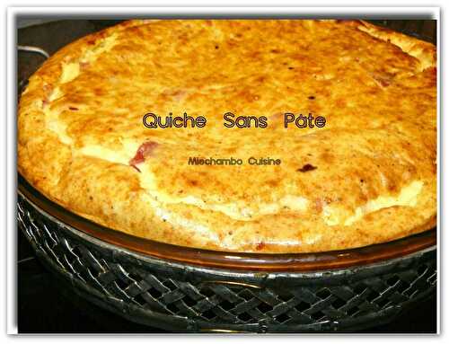 Quiche sans Pâte