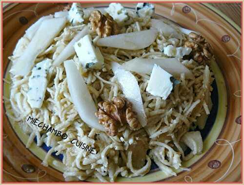 Remoulade de Céleri Rave à la Poire et au Roquefort