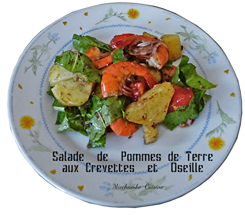 Salade de pommes de terre et crevettes aux épices