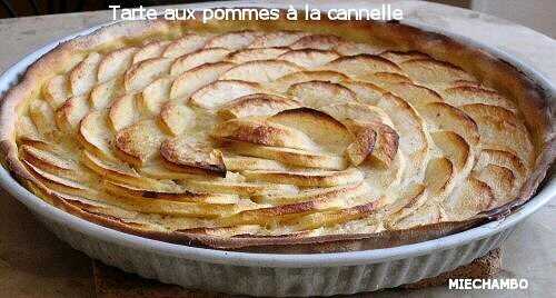 TARTE AUX POMMES A LA CANNELLE