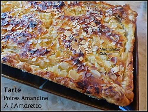 Tarte poires amandine à l'Amaretto