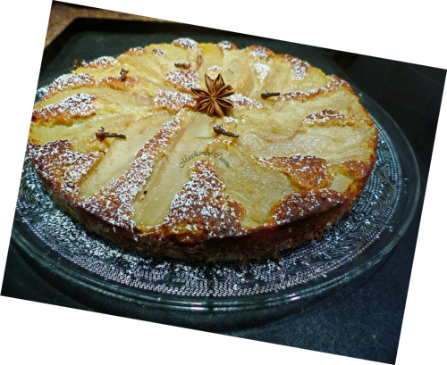 Tarte sans pâte aux poires et épices