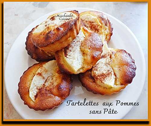 Tartelettes aux pommes sans pâte