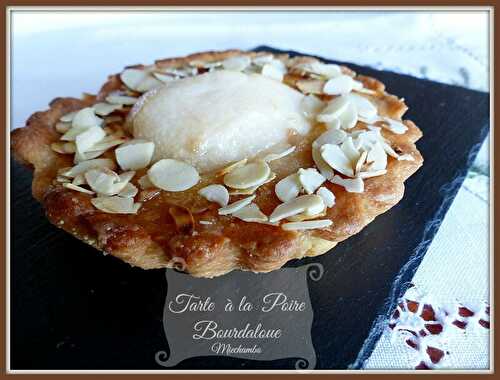 Tartelettes Poires Bourdaloue.......