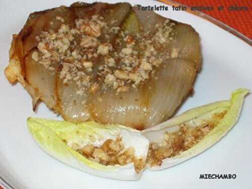 TARTELETTES TATIN AUX ENDIVES ET AU CHEVRE