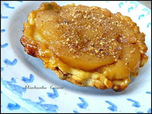 Tartelettes tatin aux pommes pralinées