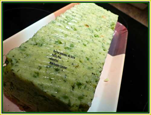 Terrine de Pommes de Terre aux Petits Pois et Carottes