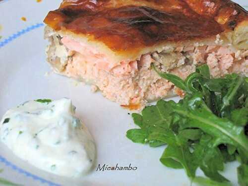 TOURTE DE SAUMON A LA BRIVADOISE et découverte du village de Lavaudieu