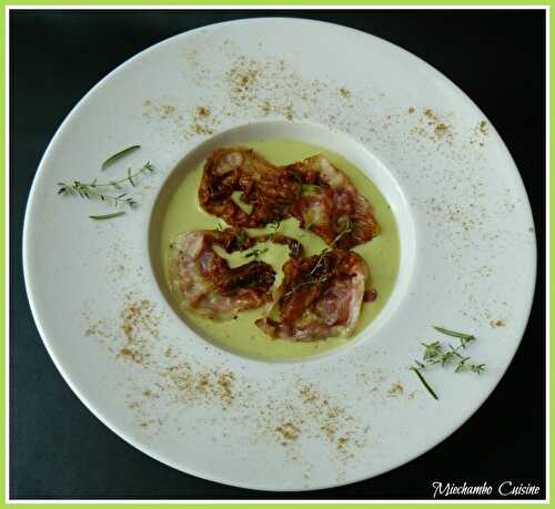 Velouté d’Avocat Froid à la Pancetta Croustillante et petite séquence Nostalgie !