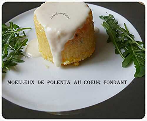 Moelleux de polenta au cœur fondant