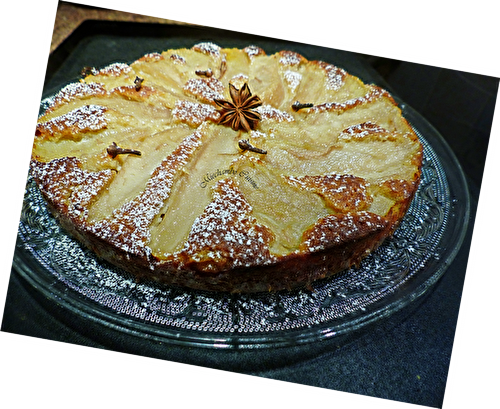 Tarte sans pâte aux poires et épices