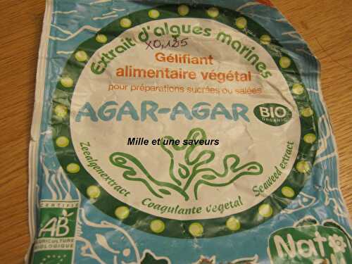 Agar agar ou gélatine alimentaire, que choisir ?