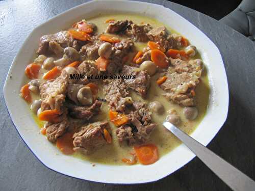 Blanquette de veau à l'ancienne au cookéo