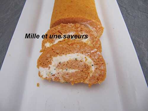 Bûche à la sauce tomate et au chèvre frais