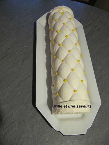 Bûche coco, citron