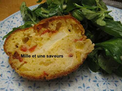 Cake chèvre et légumes