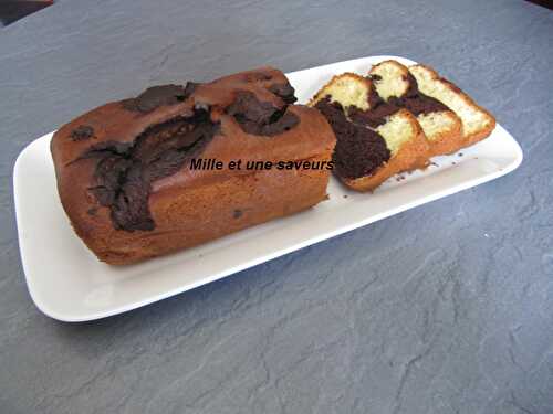 Cake vanille et chocolat de Marjorie