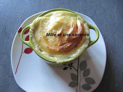 Cassolette de boudin aux pommes