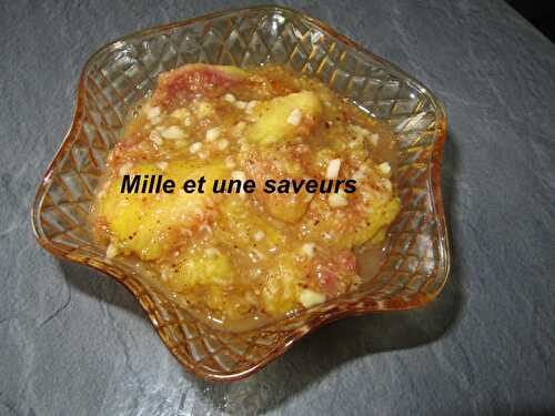 Compotée de figues croquantes