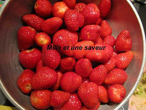 Confiture de fraises