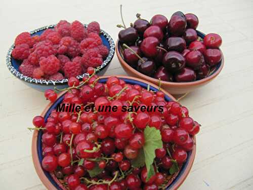 Confiture de fruits rouges