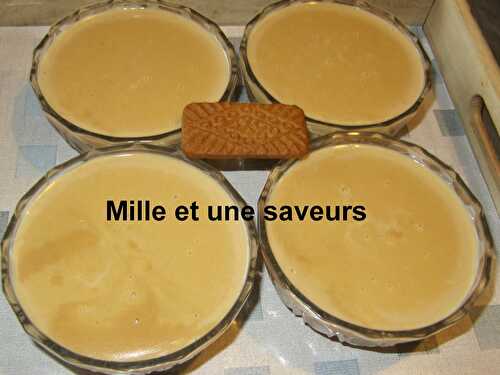 Crème aux spéculoos façon danette