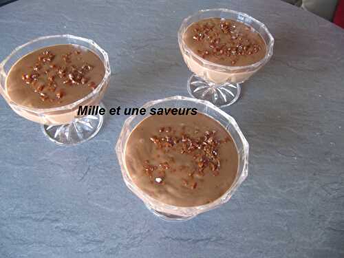 Crème dessert pralinoise