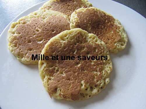 Crêpes berbères, moelleuses appelées Mkhanfar