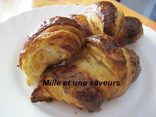 Croissants au beurre, 2 recettes dont une de C. Felder